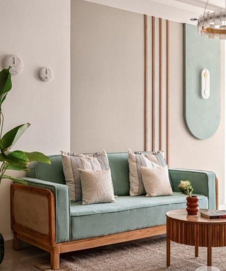 Modern Pastel Living Room